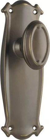 Bungalow 197 x 68mm Knob on Blank Plate Set - AB