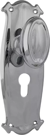 Bungalow 197 x 68mm Knob on Euro48 Plate Set - CP