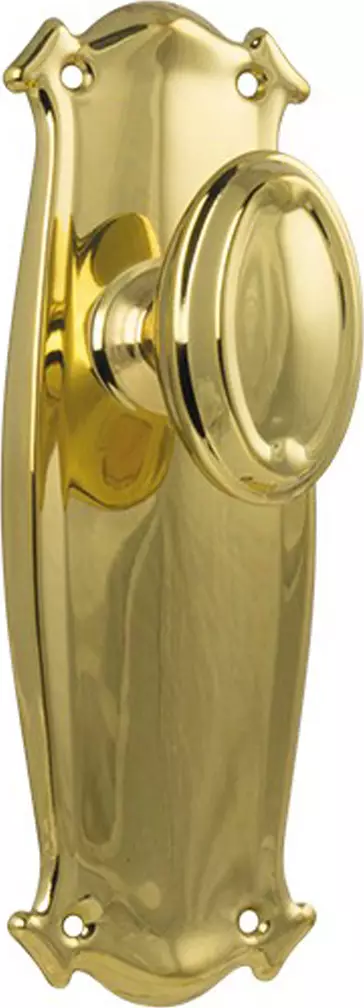 Bungalow 197 x 68mm Knob on Blank Plate Set - PB