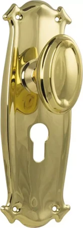 Bungalow 197 x 68mm Knob on Euro48 Plate Set - PB