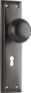 Richmond 200 x 50mm Knob on Std Keyhole Plate Set - AC