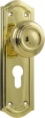 Kensington 175 x 58mm Knob on Euro48 Plate Set - PB