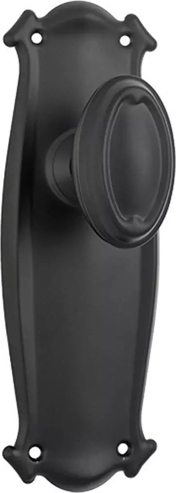 Bungalow 197 x 68mm Knob on Blank Plate Set - MB