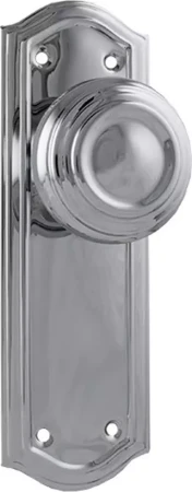 Kensington 175 x 58mm Knob on Blank Plate Set - CP