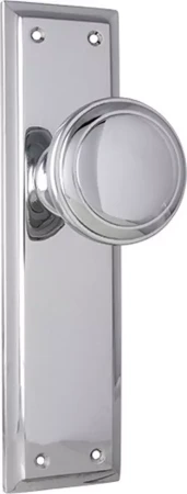 Milton 200 x 50mm Knob on Blank Plate Set - CP