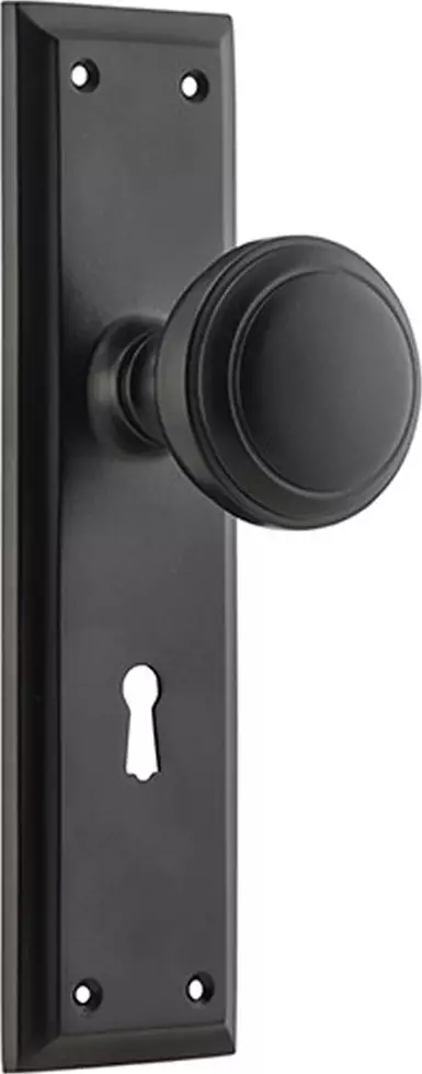 Milton 200 x 50mm Knob on Std Key  Plate Set - MB