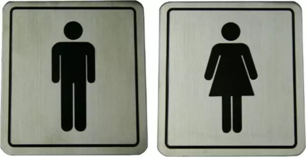 Bathroom Signage Options - SS