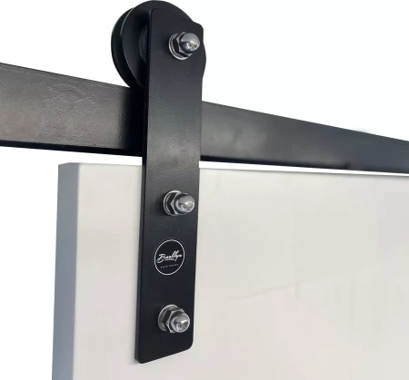 3500mm Barn Door Track Kit for Single Doors - BLK