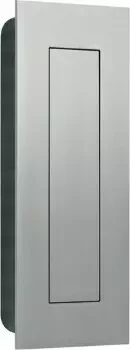 135 x 55mm Rectangular Flush Pull w/ Cover - SS