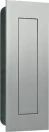 135 x 55mm Rectangular Flush Pull w/ Cover - SS