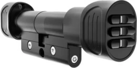 Epec 62mm Electronic Pin Euro Cylinder - BLK