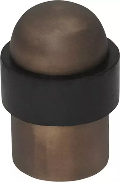 Domed 50 x 30mm Floor Mounted Door Stop - AB