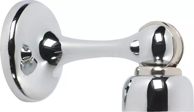 Magnetic Solid Brass Door Stop - CP