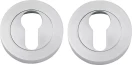 52mm Round Euro Escutcheon - CP
