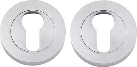 52mm Round Euro Escutcheon - CP