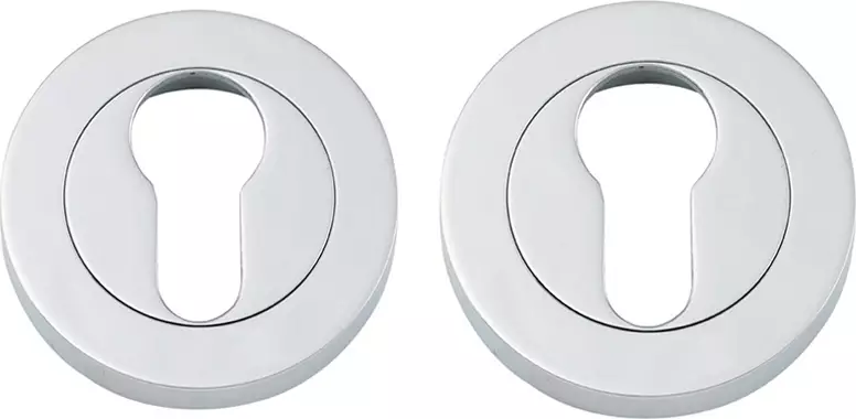 52mm Round Euro Escutcheon - SC