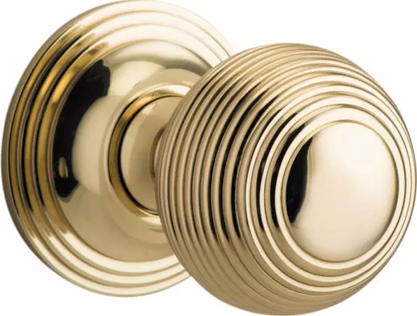 Guildford Knob - Round Rose Handle Set - PB