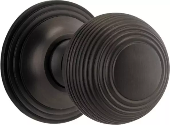 Guildford Knob - Round Rose Handle Set - SB