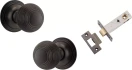 Guildford Knob - Round Rose Passage Set - SB