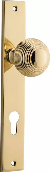 Guildford Knob - Rectangular Euro Pair - PB