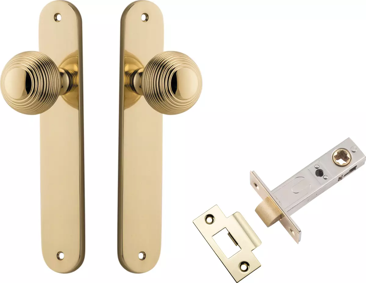 Guildford Knob - Oval Passage Set - PB