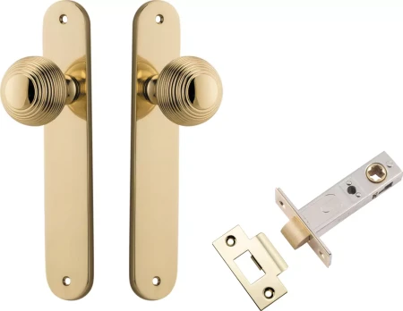 Guildford Knob - Oval Passage Set - PB