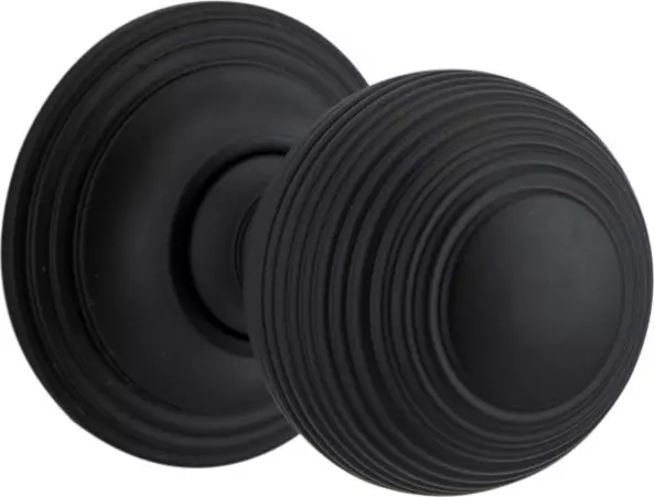 Guildford Knob - Round Rose Handle Set - MB