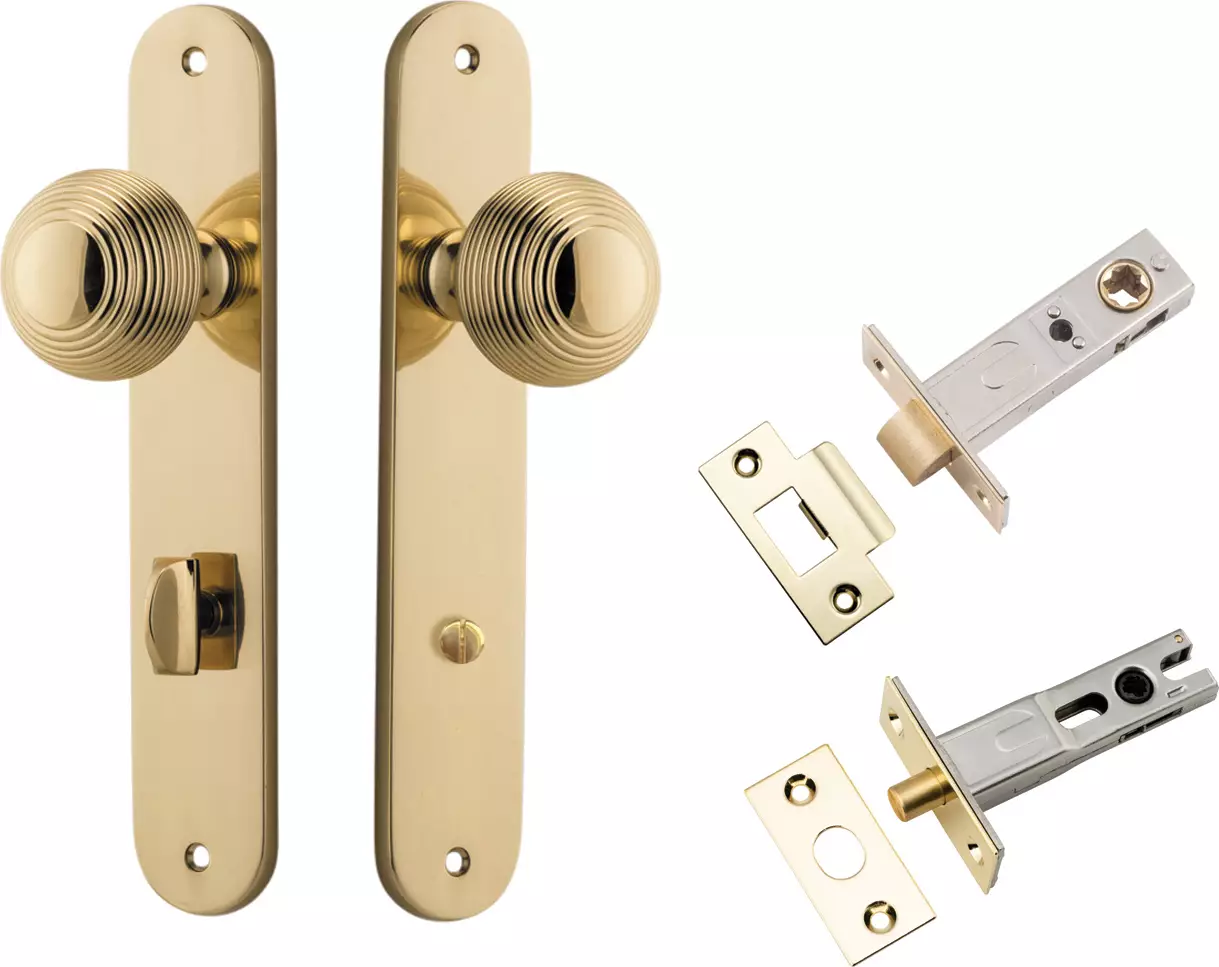 Guildford Knob - Oval Privacy Set - PB