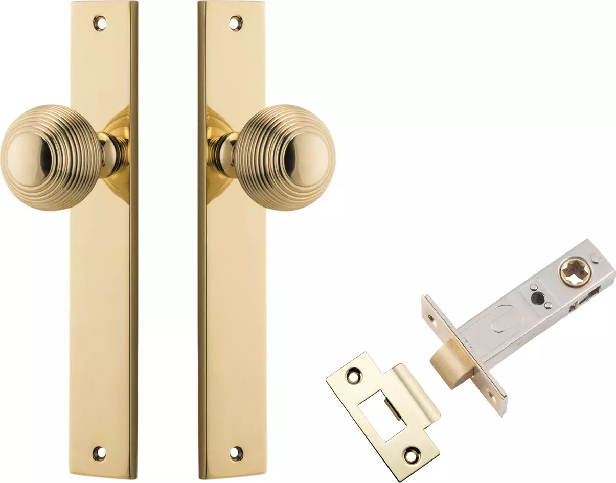 Guildford Knob - Rectangular Passage Set - PB