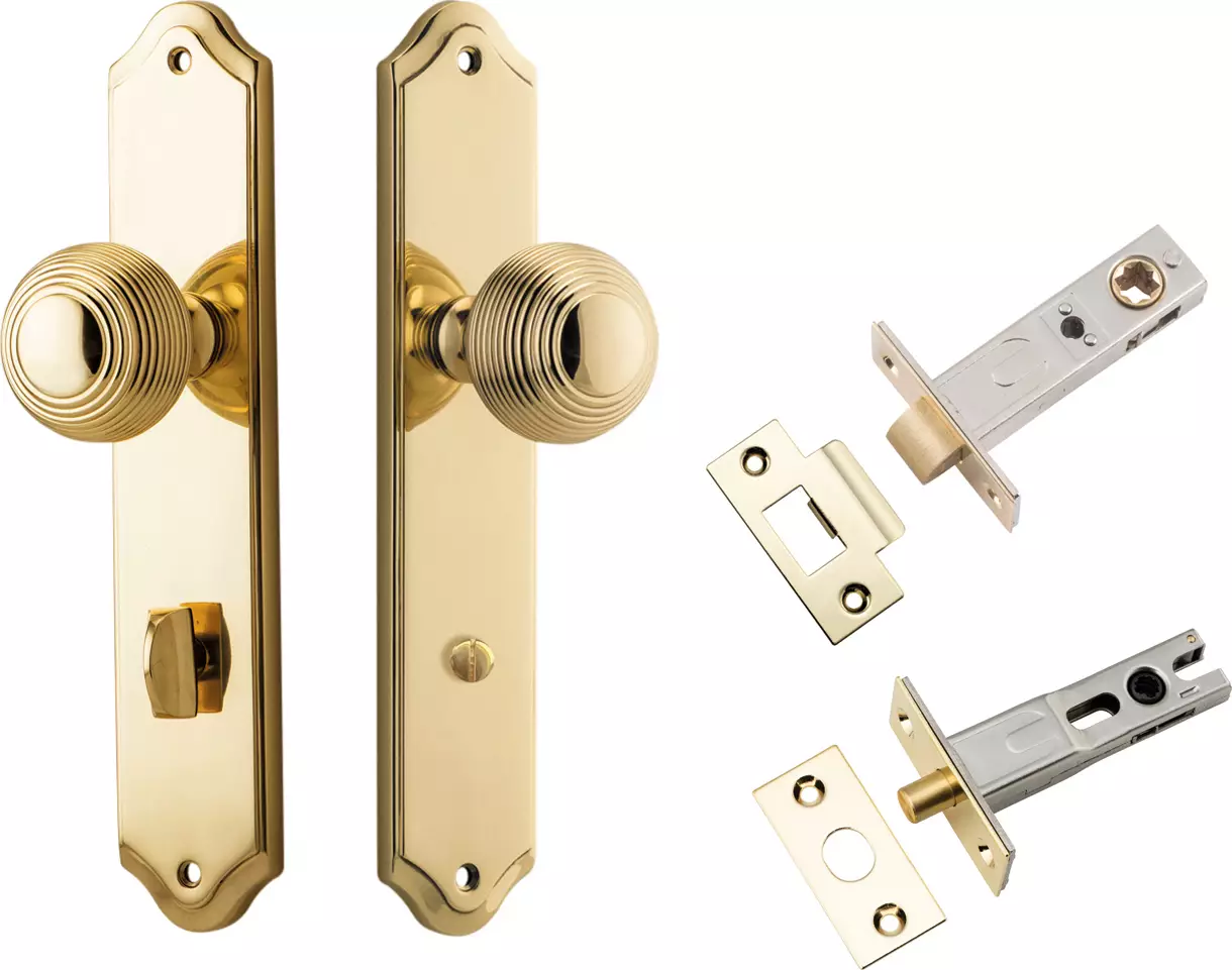 Guildford Knob - Shouldered Privacy Set - PB