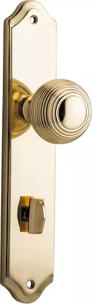 Guildford Knob - Shouldered Privacy Set - PB