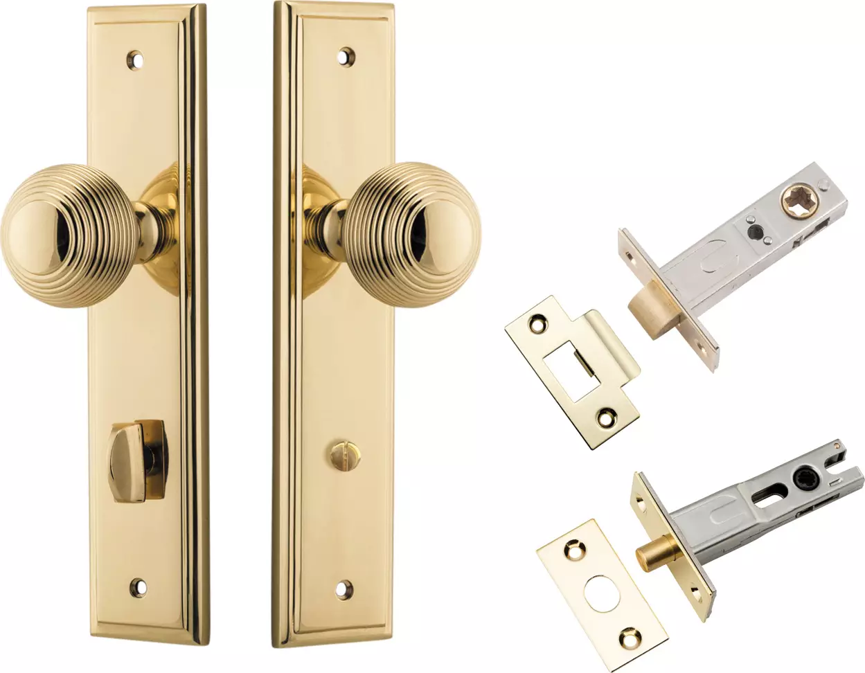 Guildford Knob - Stepped Privacy Set - PB