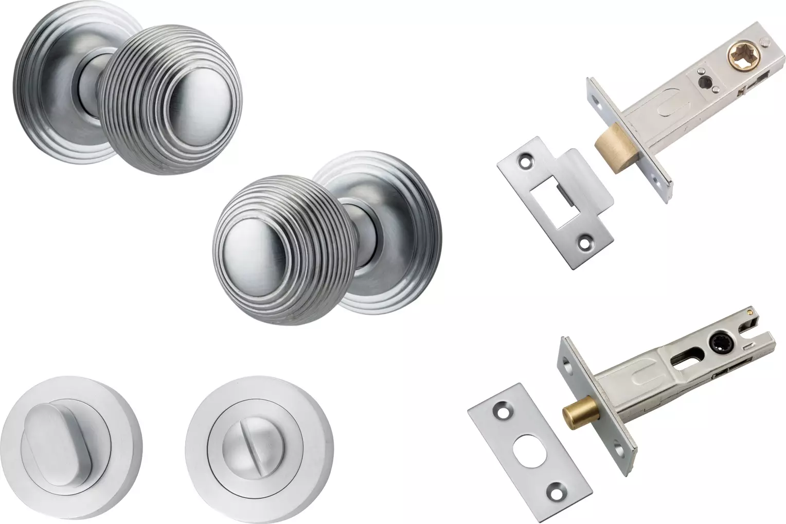 Guildford Knob - Round Rose Privacy Set - SC