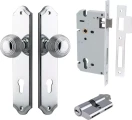 Guildford Knob - Shouldered Entrance Set - Key / Key - CP