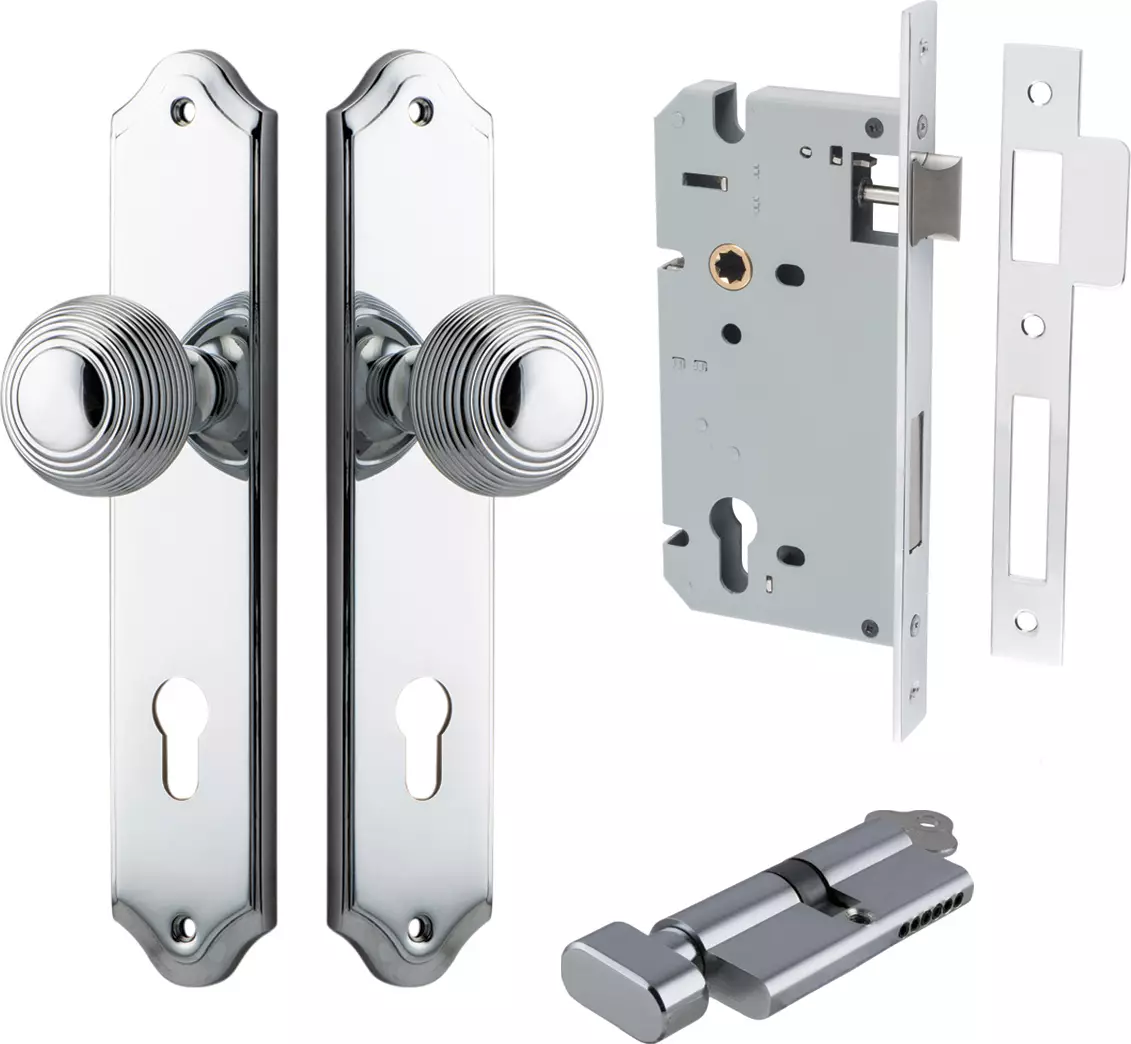Guildford Knob - Shouldered Entrance Set - Key / Turn - CP