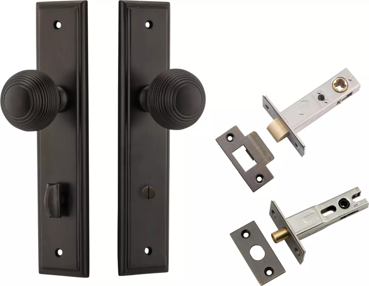 Guildford Knob - Stepped Privacy Set - SB