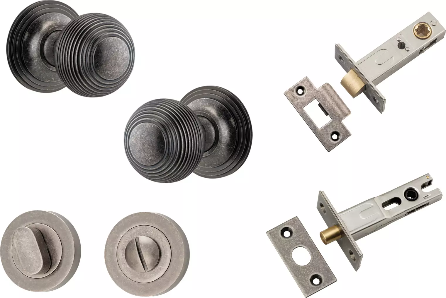 Guildford Knob - Round Rose Privacy Set - DN