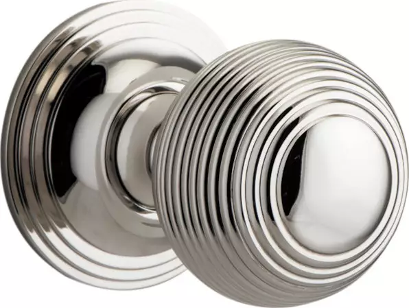 Guildford Knob - Round Rose Handle Set - PN
