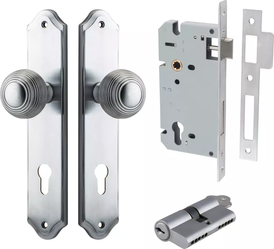Guildford Knob - Shouldered Entrance Set - Key / Key - SC