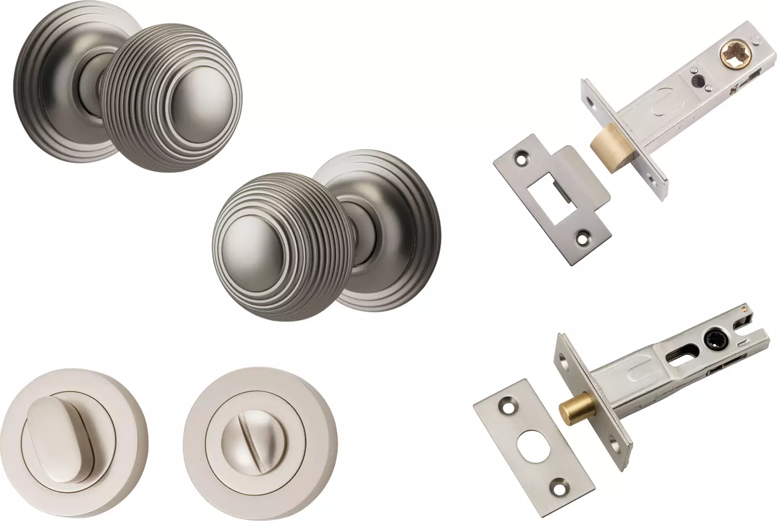 Guildford Knob - Round Rose Privacy Set - SN