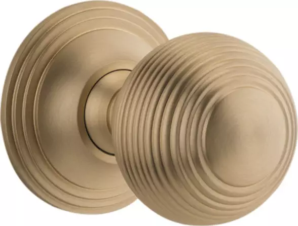 Guildford Knob - Round Rose Handle Set - BB