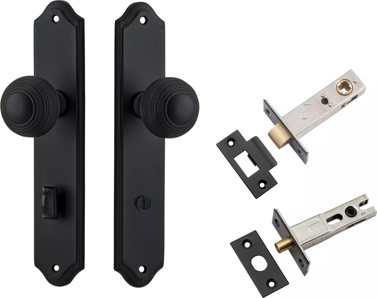 Guildford Knob - Shouldered Privacy Set - MB