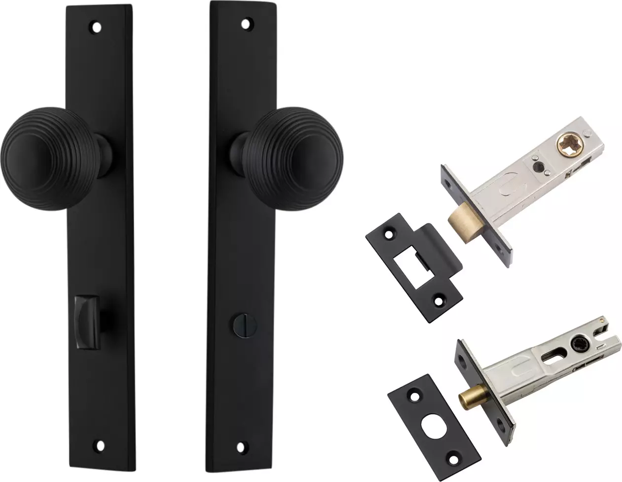 Guildford Knob - Rectangular Privacy Set - MB