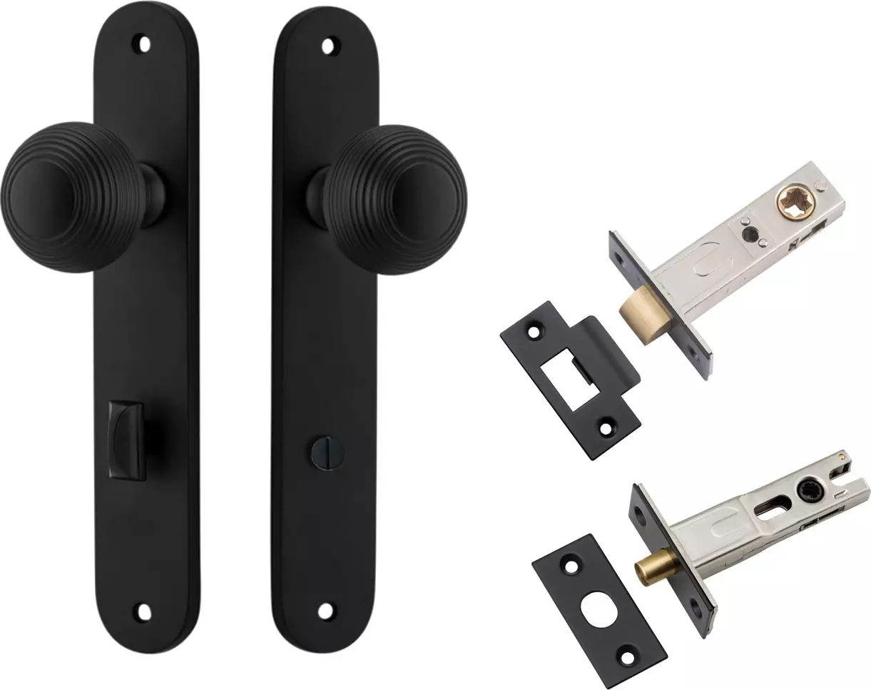 Guildford Knob - Oval Privacy Set - MB