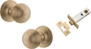 Guildford Knob - Round Rose Passage Set - BB