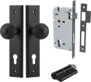 Guildford Knob - Stepped Entrance Set - Key / Key - MB