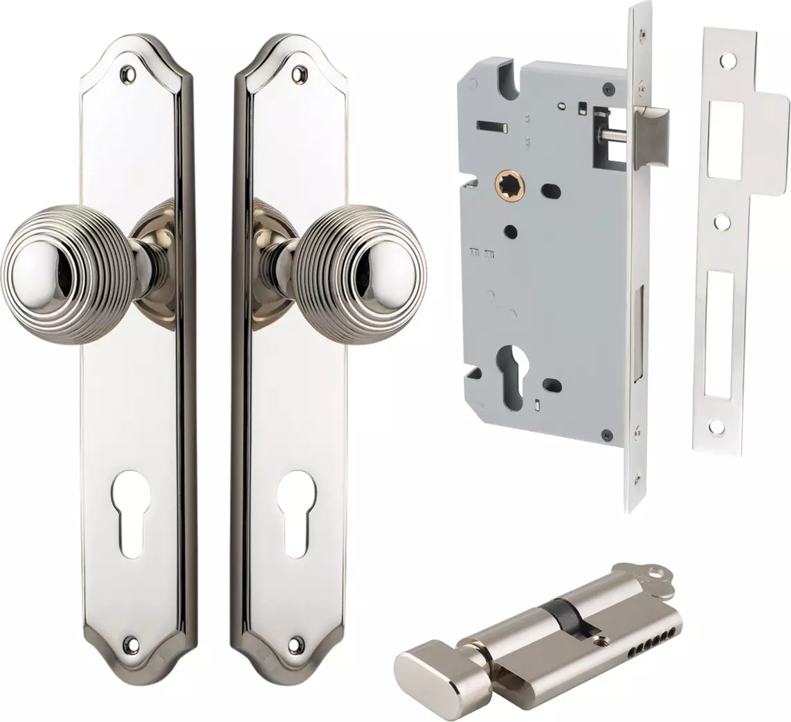 Guildford Knob - Shouldered Entrance Set - Key / Turn - PN