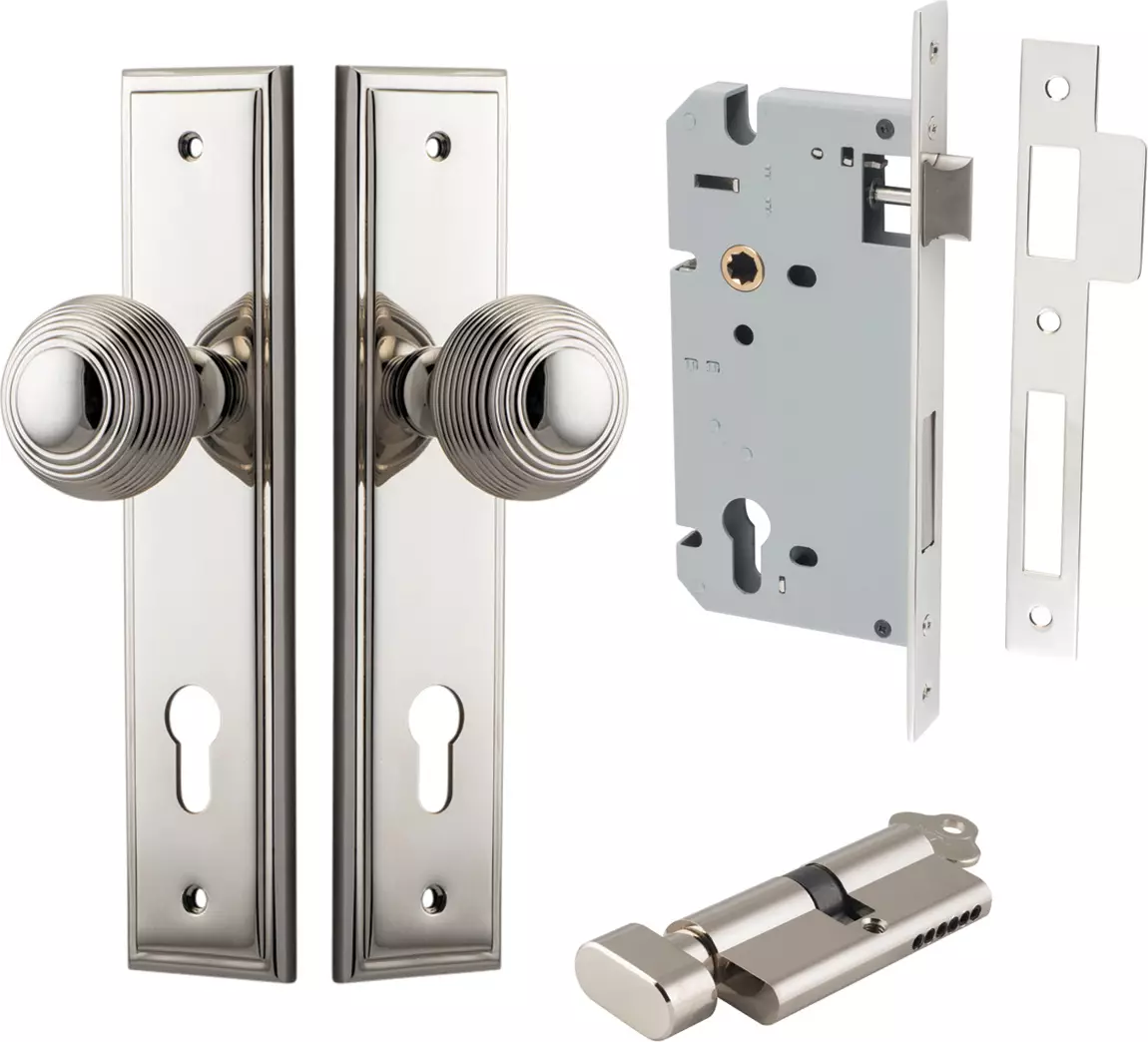 Guildford Knob - Stepped Entrance Set - Key / Turn - PN