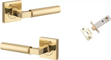 Berlin Lever - Square Rose Integrated Privacy Set - PB