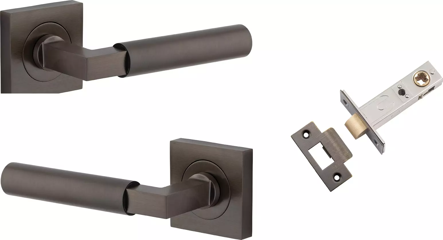 Berlin Lever - Square Rose Passage Set - SB